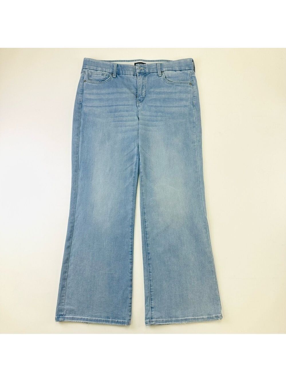 NYDJ wide leg Waist Match jeans Medium Crystalline Wash stretch denim casual